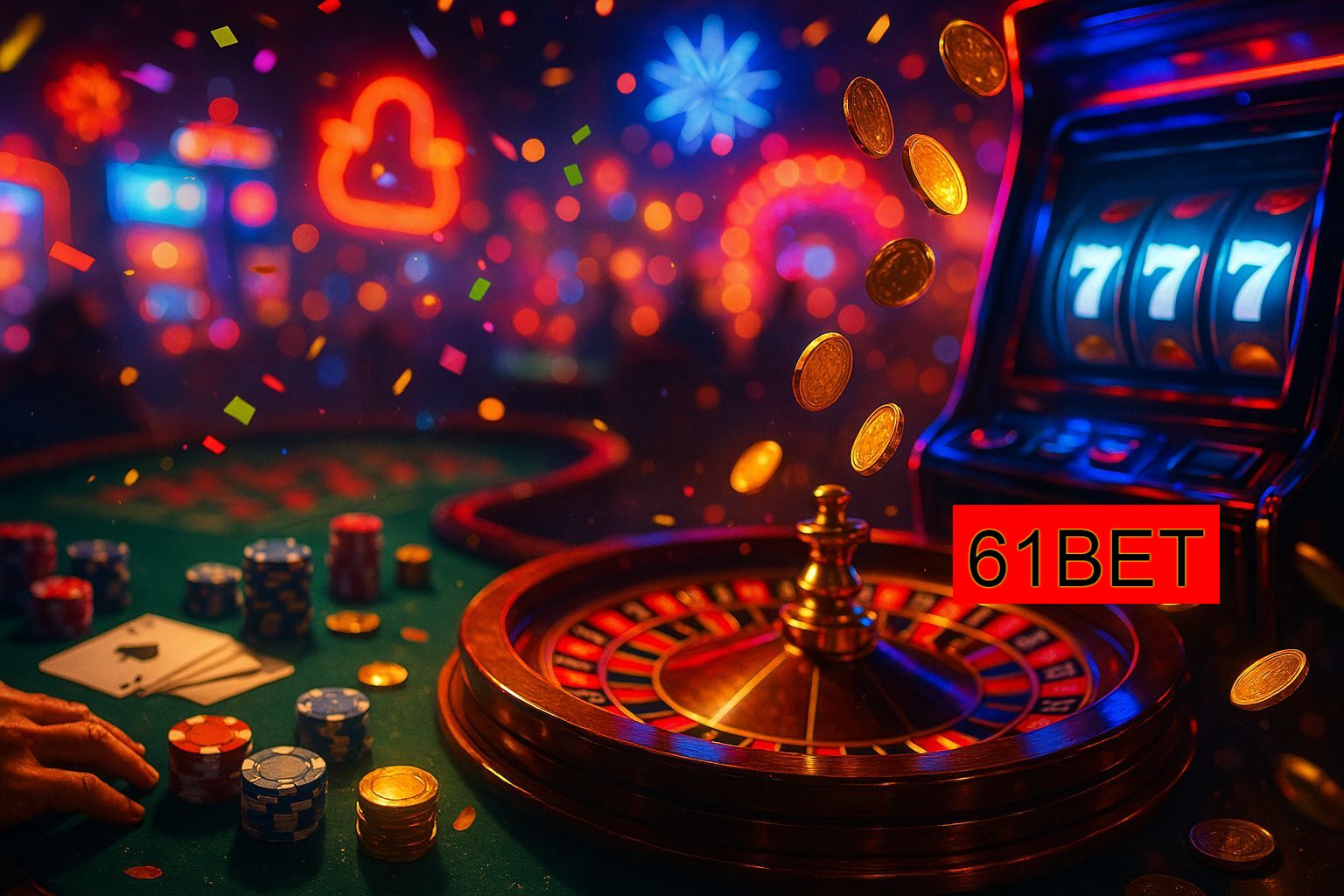 Jogos emocionantes no 61BET
